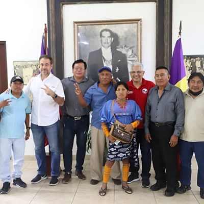 Reunión con la Directiva Comarcal de Kuna Yala