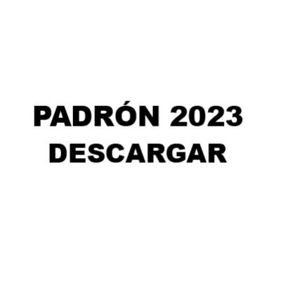 Padrón 2023