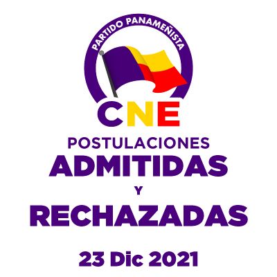 Postulaciones admitidas y rechazadas