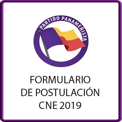 Formula de postulación CNE 2019